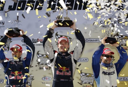 Doornbos, Jani en Servia op het podium, Copyright CCWS 2007